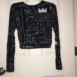 Basquiat Crop Top